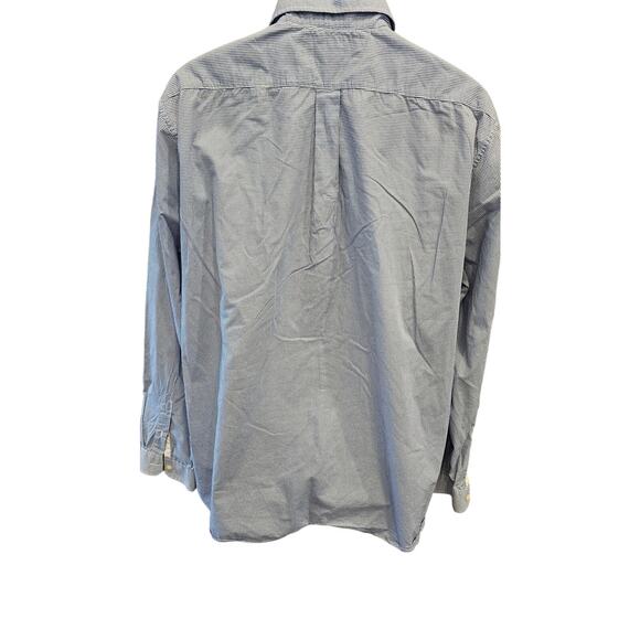 American eagle slim fit XXL 2XL blue gingham check long sleeve button up casual - Picture 2 of 7